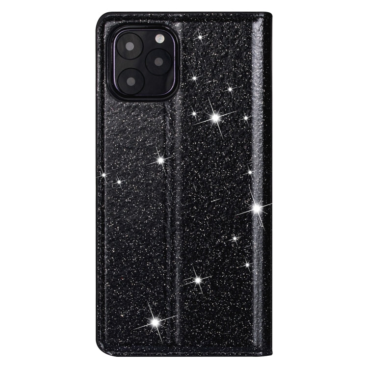 For iPhone 11 Pro Ultrathin Glitter Magnetic Horizontal Flip Leather Case with Holder & Card Slots