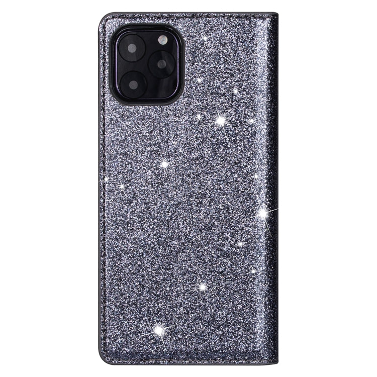 For iPhone 11 Pro Ultrathin Glitter Magnetic Horizontal Flip Leather Case with Holder & Card Slots