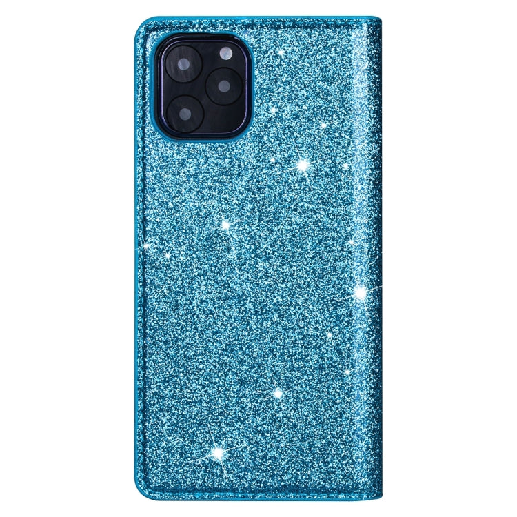 For iPhone 11 Pro Max Ultrathin Glitter Magnetic Horizontal Flip Leather Case with Holder & Card Slots
