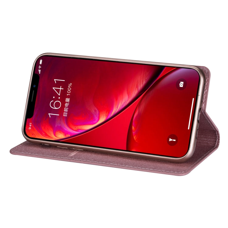 For iPhone 11 Pro Max Ultrathin Glitter Magnetic Horizontal Flip Leather Case with Holder & Card Slots