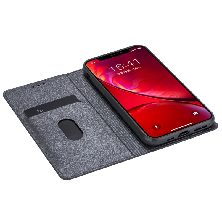 For iPhone 11 Pro Max Ultrathin Glitter Magnetic Horizontal Flip Leather Case with Holder & Card Slots