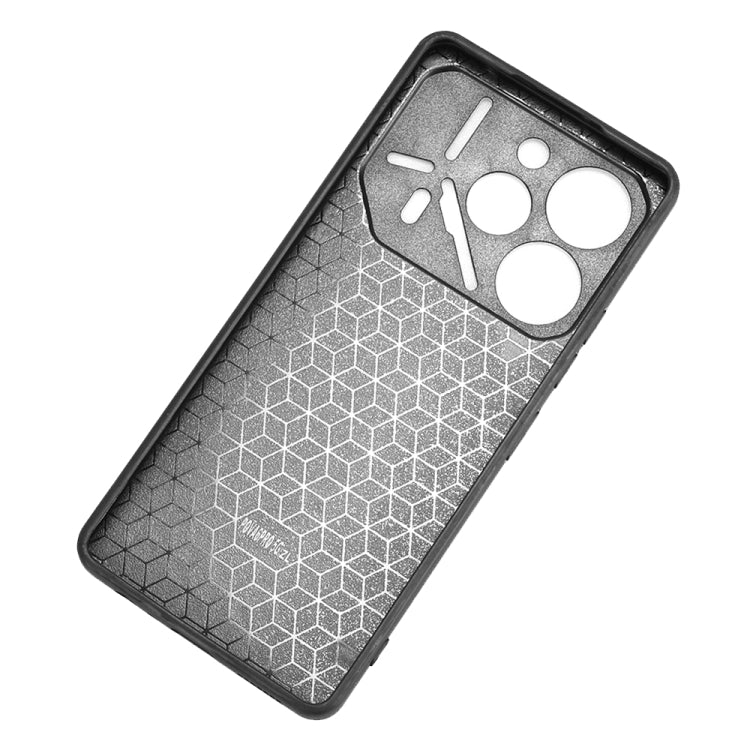 For Tecno Pova 6 Pro 5G Cow Pattern Sewing Back Cover Phone Case
