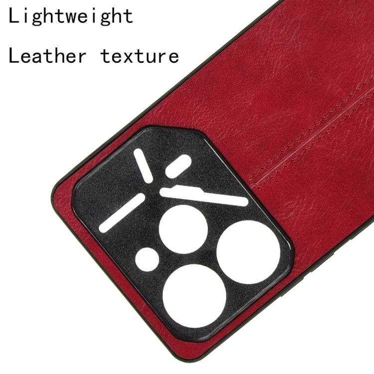 For Tecno Pova 6 Pro 5G Cow Pattern Sewing Back Cover Phone Case