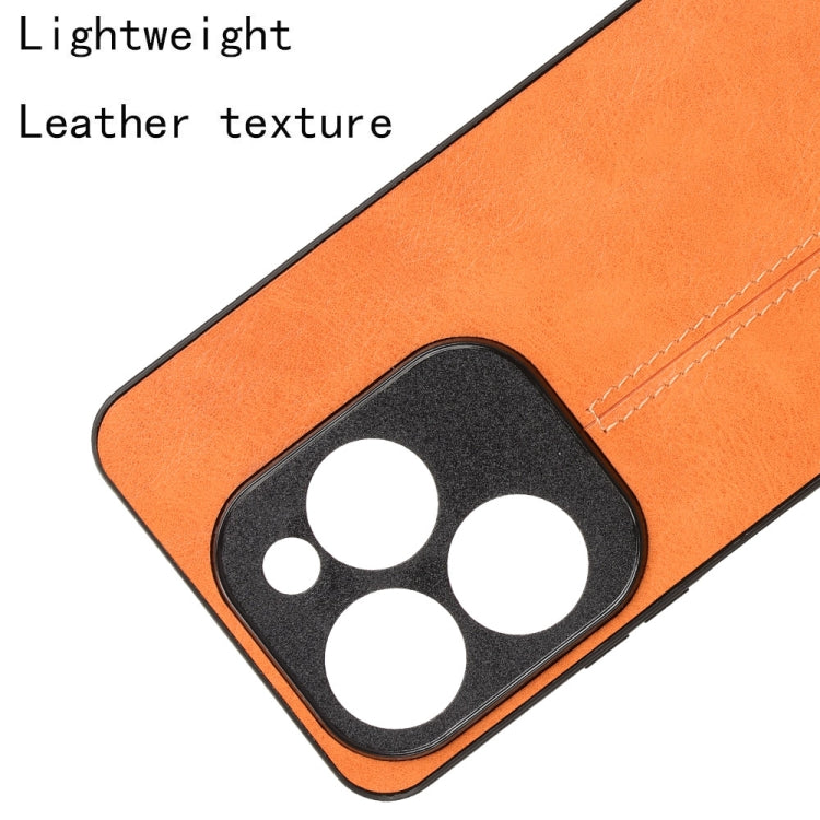 For Tecno Spark 20 Pro 4G Cow Pattern Sewing Back Cover Phone Case