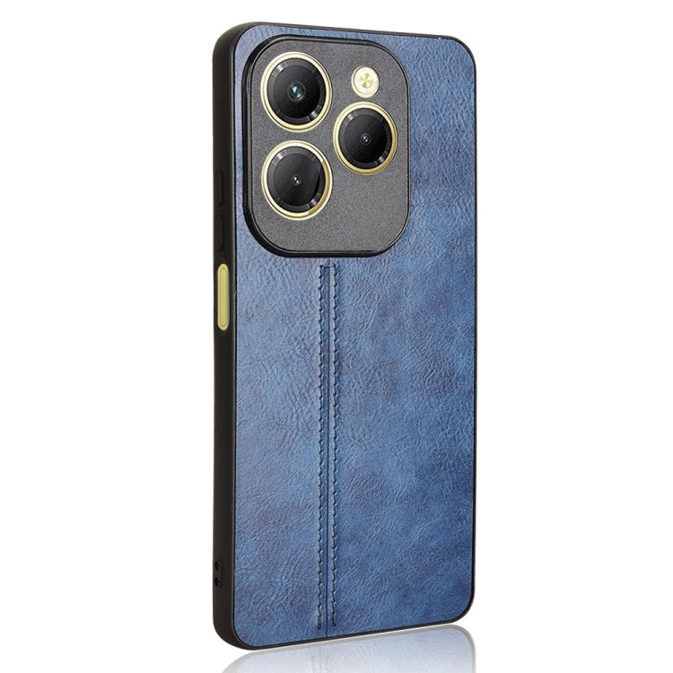 For Tecno Spark 20 Pro 4G Cow Pattern Sewing Back Cover Phone Case