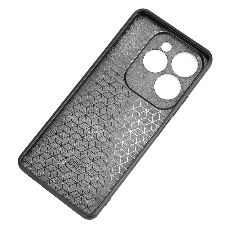 For Tecno Spark 20 Pro 4G Cow Pattern Sewing Back Cover Phone Case