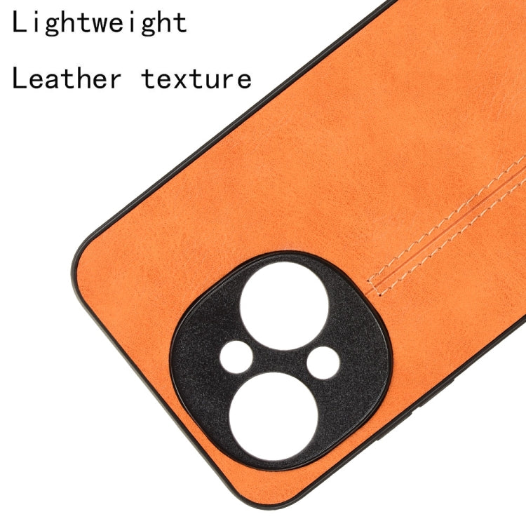For Tecno Spark Go 1 Cow Pattern Sewing Back Cover Phone Case