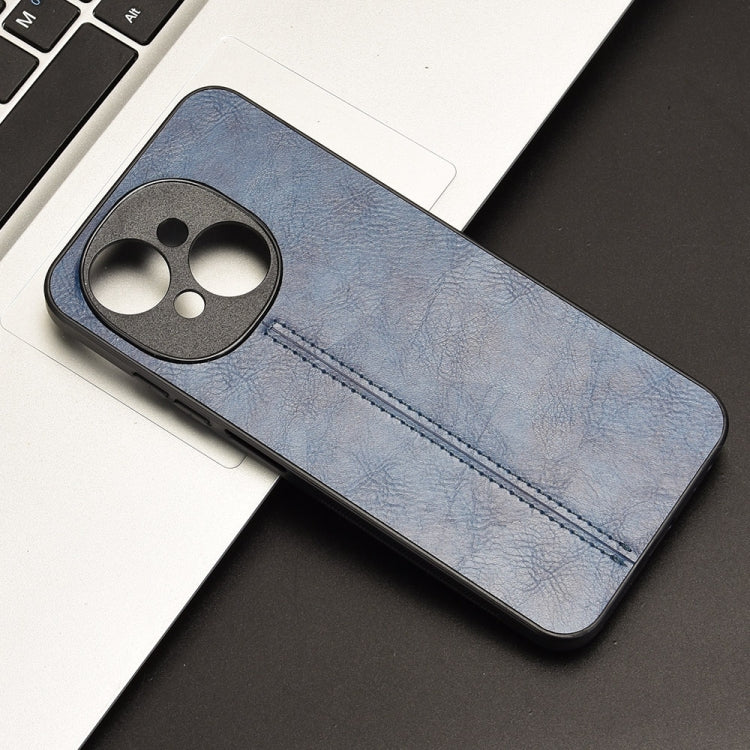 For Tecno Spark Go 1 Cow Pattern Sewing Back Cover Phone Case