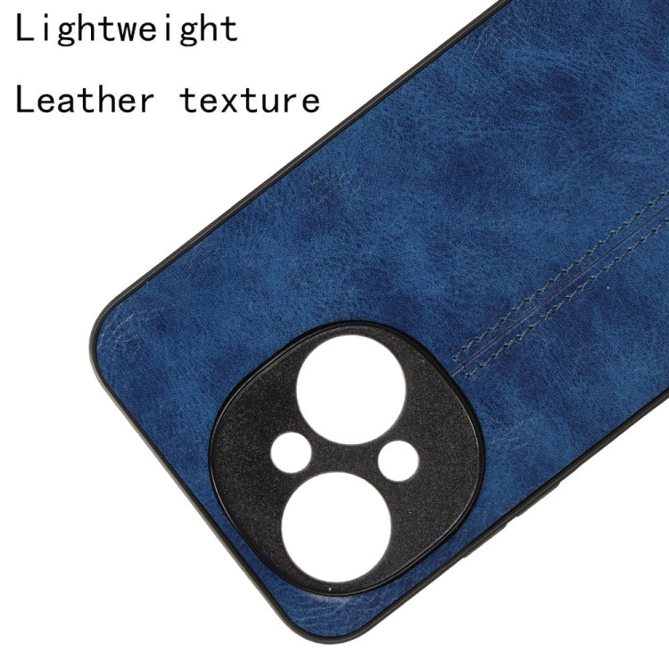 For Tecno Spark Go 1 Cow Pattern Sewing Back Cover Phone Case