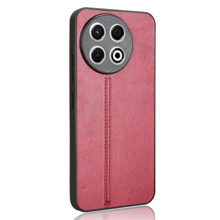For Tecno Spark 30 Pro 4G Cow Pattern Sewing Back Cover Phone Case
