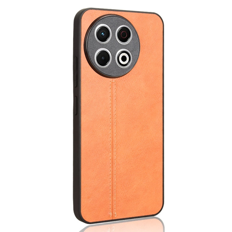 For Tecno Spark 30 Pro 4G Cow Pattern Sewing Back Cover Phone Case