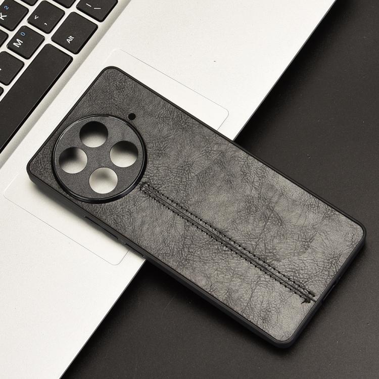 For Tecno Camon 30S / Camon 30S Pro Cow Pattern Sewing Back Cover Phone Case