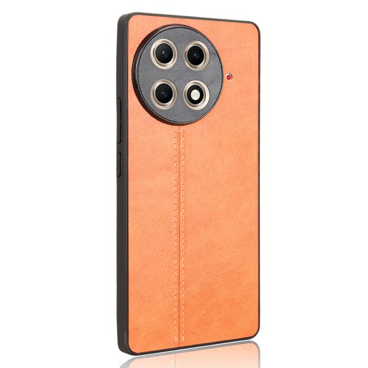 For Tecno Camon 30S / Camon 30S Pro Cow Pattern Sewing Back Cover Phone Case
