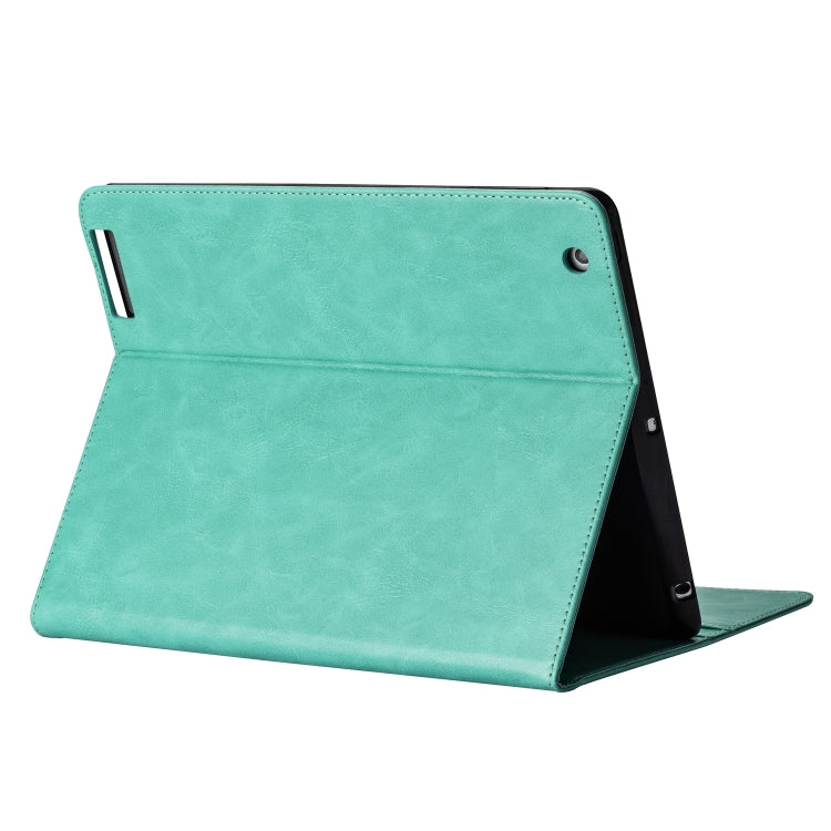 For iPad 1 / 2 / 3 / 4 Tablet Fashion Calf Texture Zipper Horizontal Flip Leather Case with Stand & Card Slots & Wallet & Wake-up / Sleep Function