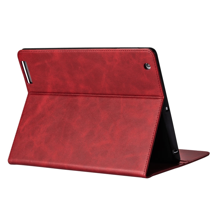 For iPad 1 / 2 / 3 / 4 Tablet Fashion Calf Texture Zipper Horizontal Flip Leather Case with Stand & Card Slots & Wallet & Wake-up / Sleep Function