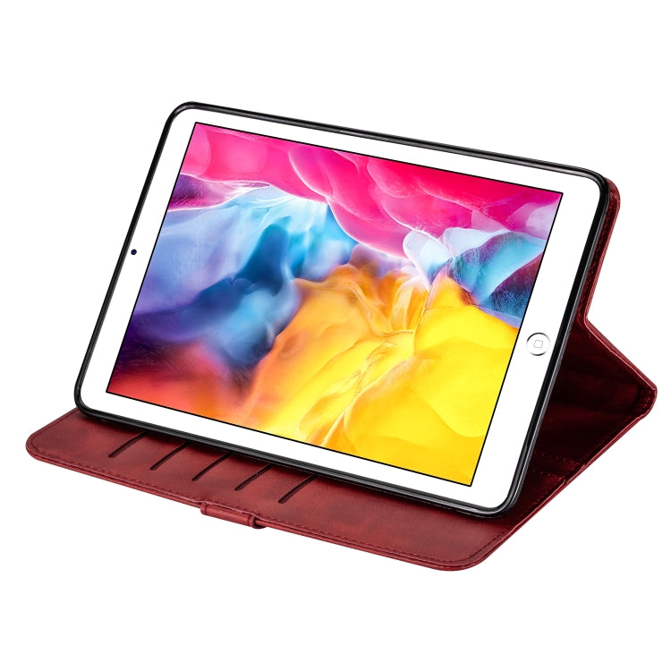 For iPad 1 / 2 / 3 / 4 Tablet Fashion Calf Texture Zipper Horizontal Flip Leather Case with Stand & Card Slots & Wallet & Wake-up / Sleep Function
