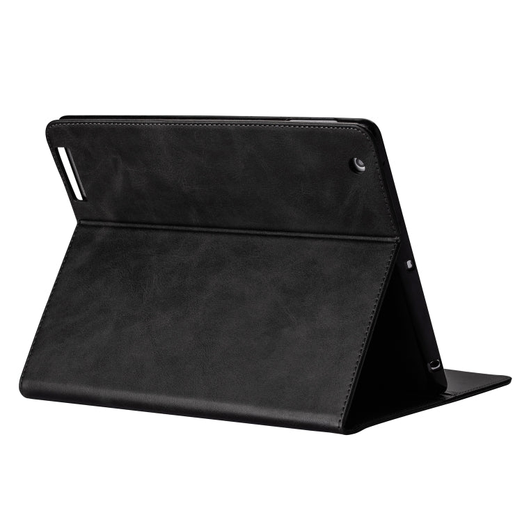 For iPad 1 / 2 / 3 / 4 Tablet Fashion Calf Texture Zipper Horizontal Flip Leather Case with Stand & Card Slots & Wallet & Wake-up / Sleep Function