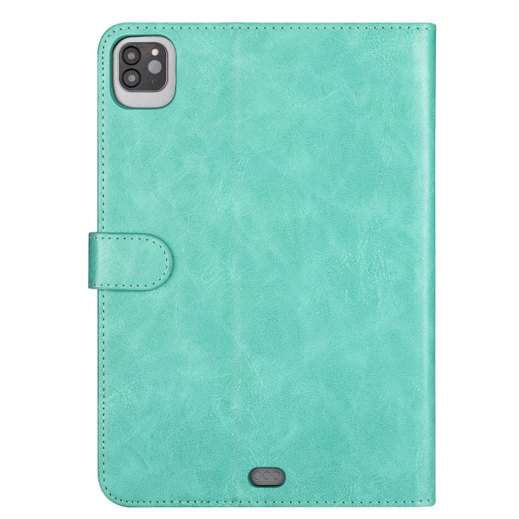 For iPad Pro 11(2020) / Pro 11(2018) Tablet Fashion Calf Texture Zipper Horizontal Flip Leather Tablet Case with Stand & Card Slots & Wallet & Wake-up / Sleep Function