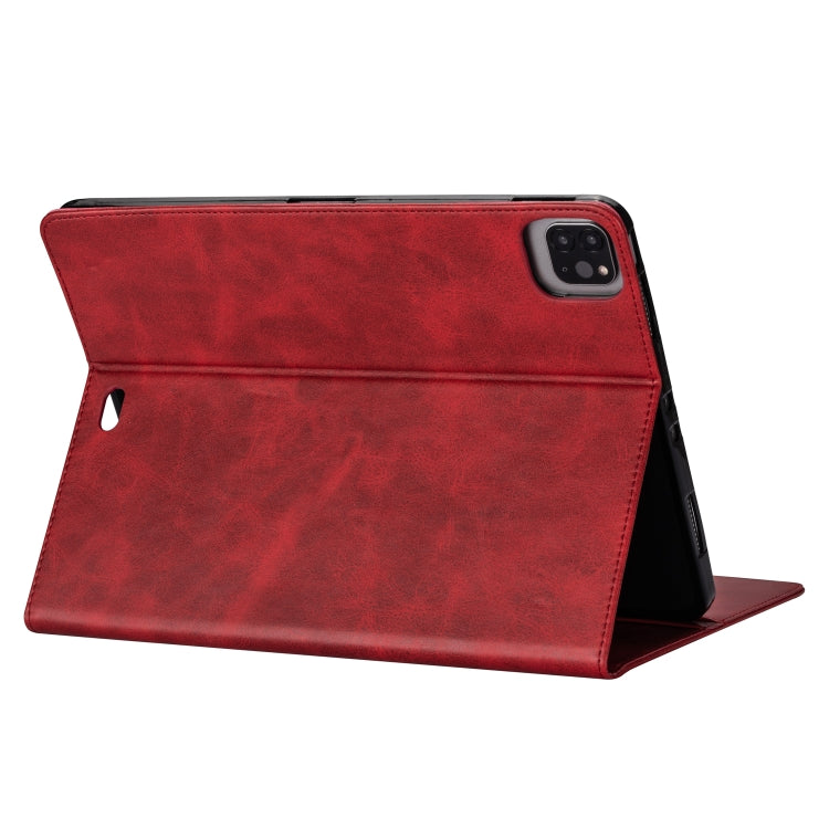 For iPad Pro 11(2020) / Pro 11(2018) Tablet Fashion Calf Texture Zipper Horizontal Flip Leather Tablet Case with Stand & Card Slots & Wallet & Wake-up / Sleep Function