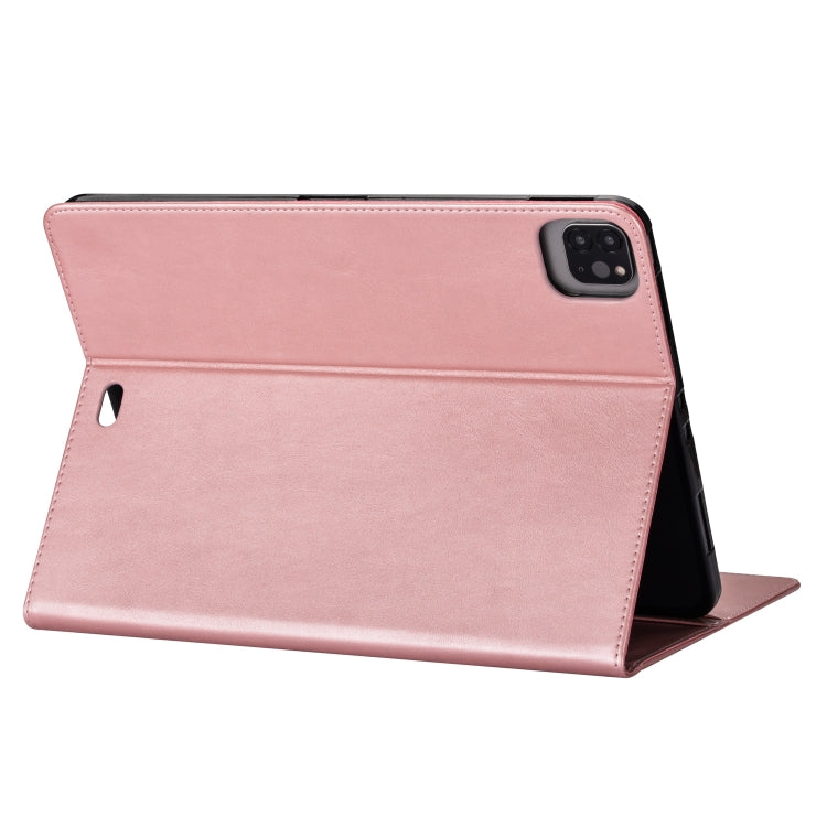 For iPad Pro 11(2020) / Pro 11(2018) Tablet Fashion Calf Texture Zipper Horizontal Flip Leather Tablet Case with Stand & Card Slots & Wallet & Wake-up / Sleep Function