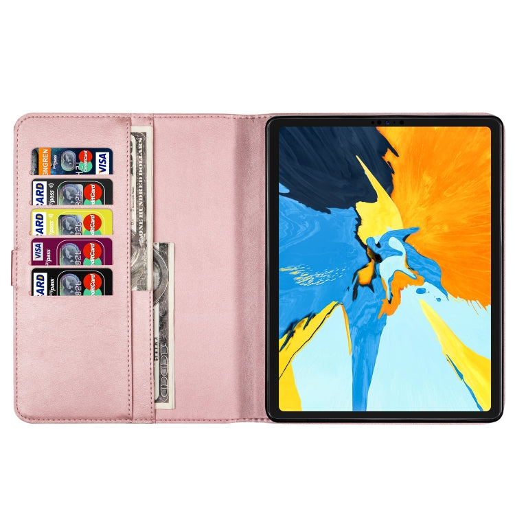 For iPad Pro 11(2020) / Pro 11(2018) Tablet Fashion Calf Texture Zipper Horizontal Flip Leather Tablet Case with Stand & Card Slots & Wallet & Wake-up / Sleep Function