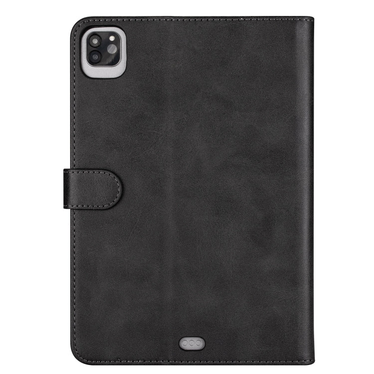 For iPad Pro 12.9(2020) / Pro 12.9(2018) Tablet Fashion Calf Texture Zipper Horizontal Flip Leather Tablet Case with Stand & Card Slots & Wallet & Wake-up / Sleep Function