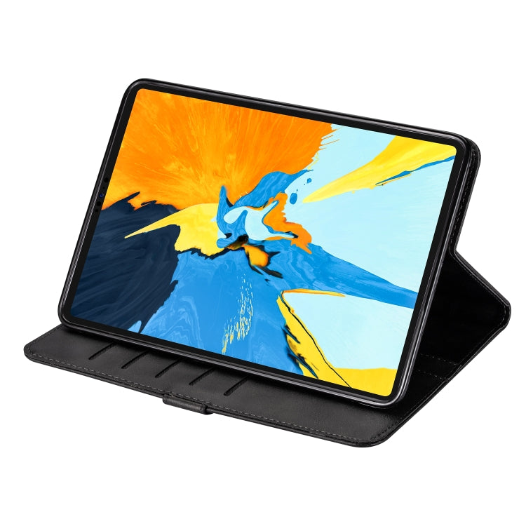 For iPad Pro 12.9(2020) / Pro 12.9(2018) Tablet Fashion Calf Texture Zipper Horizontal Flip Leather Tablet Case with Stand & Card Slots & Wallet & Wake-up / Sleep Function