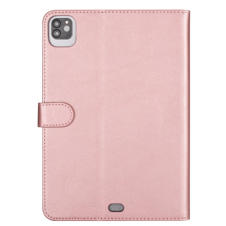 For iPad Pro 12.9(2020) / Pro 12.9(2018) Tablet Fashion Calf Texture Zipper Horizontal Flip Leather Tablet Case with Stand & Card Slots & Wallet & Wake-up / Sleep Function