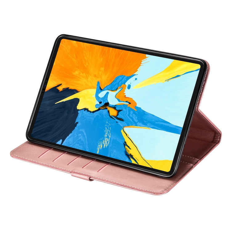 For iPad Pro 12.9(2020) / Pro 12.9(2018) Tablet Fashion Calf Texture Zipper Horizontal Flip Leather Tablet Case with Stand & Card Slots & Wallet & Wake-up / Sleep Function