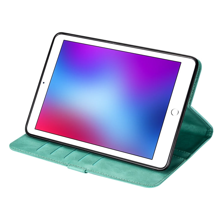 For iPad 9.7 inch Universal Tablet Fashion Calf Texture Zipper Horizontal Flip Leather Case with Stand & Card Slots & Wallet & Wake-up / Sleep Function