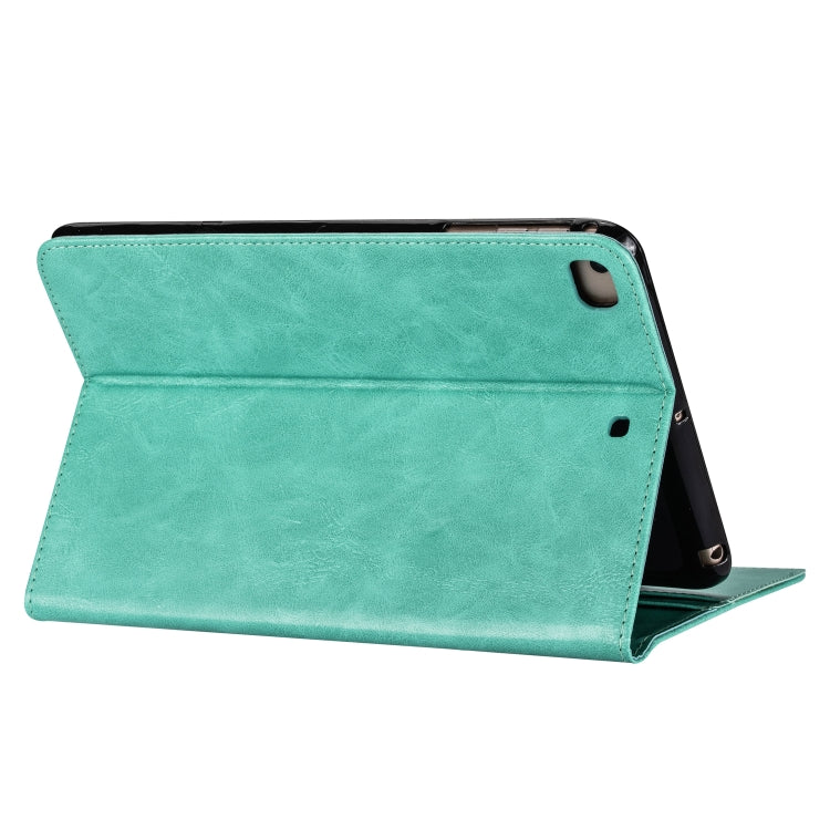 For iPad Mini 1 / 2 / 3 / 4 / 5 Tablet Fashion Calf Texture Zipper Horizontal Flip Leather Case with Stand & Card Slots & Wallet & Wake-up / Sleep Function