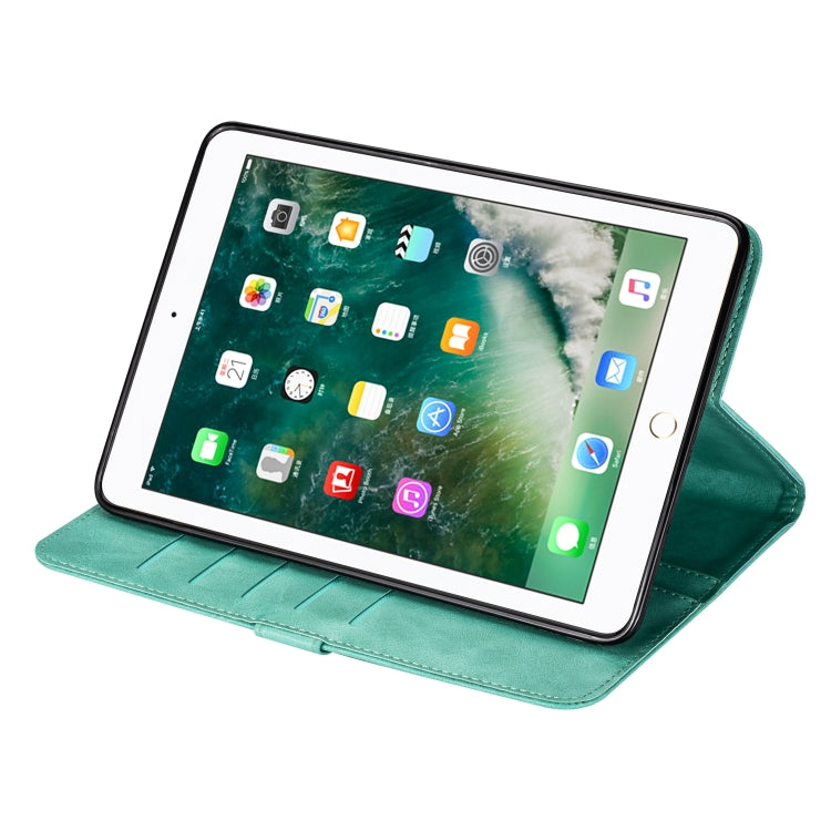 For iPad Mini 1 / 2 / 3 / 4 / 5 Tablet Fashion Calf Texture Zipper Horizontal Flip Leather Case with Stand & Card Slots & Wallet & Wake-up / Sleep Function