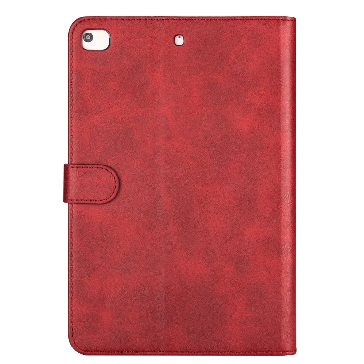 For iPad Mini 1 / 2 / 3 / 4 / 5 Tablet Fashion Calf Texture Zipper Horizontal Flip Leather Case with Stand & Card Slots & Wallet & Wake-up / Sleep Function
