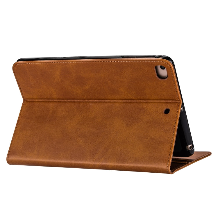 For iPad Mini 1 / 2 / 3 / 4 / 5 Tablet Fashion Calf Texture Zipper Horizontal Flip Leather Case with Stand & Card Slots & Wallet & Wake-up / Sleep Function