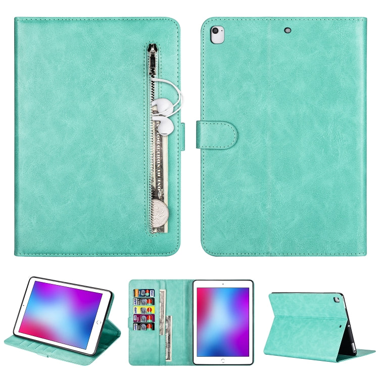 For iPad 10.5 / 10.2 Tablet Fashion Calf Texture Zipper Horizontal Flip Leather Case with Stand & Card Slots & Wallet & Wake-up / Sleep Function