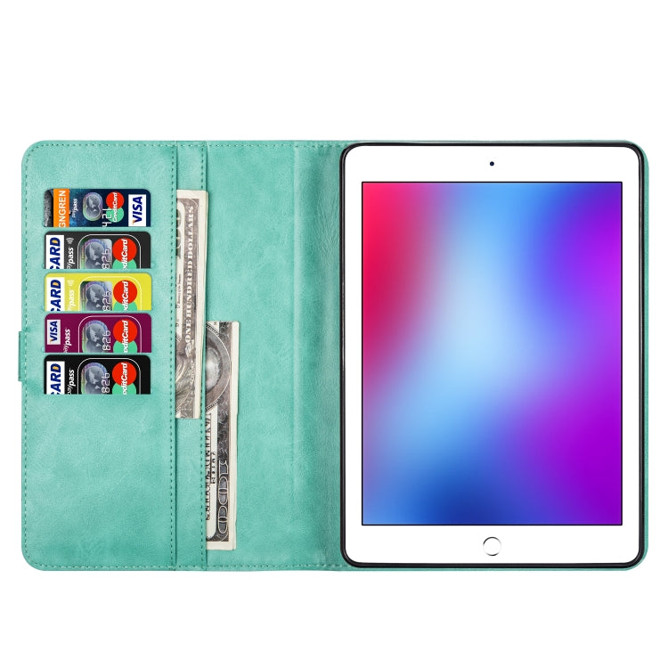For iPad 10.5 / 10.2 Tablet Fashion Calf Texture Zipper Horizontal Flip Leather Case with Stand & Card Slots & Wallet & Wake-up / Sleep Function