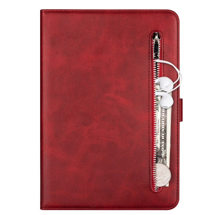 For iPad 10.5 / 10.2 Tablet Fashion Calf Texture Zipper Horizontal Flip Leather Case with Stand & Card Slots & Wallet & Wake-up / Sleep Function