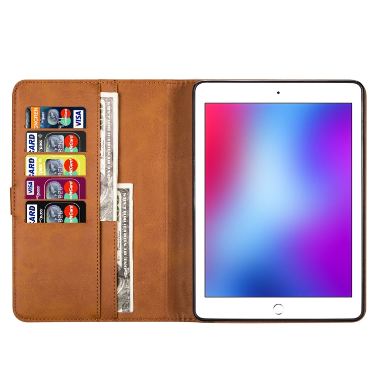 For iPad 10.5 / 10.2 Tablet Fashion Calf Texture Zipper Horizontal Flip Leather Case with Stand & Card Slots & Wallet & Wake-up / Sleep Function