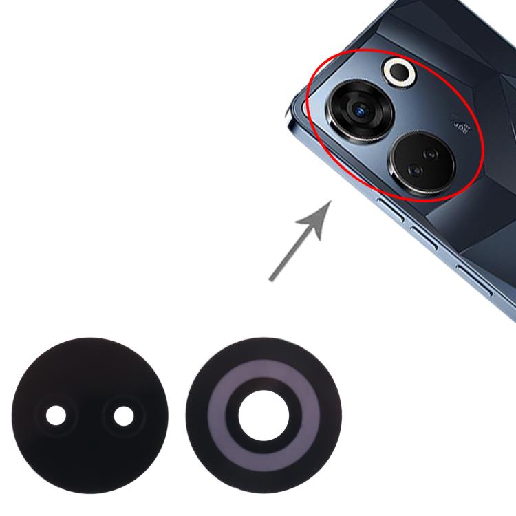 For Tecno Camon 20 10set Back Camera Lens