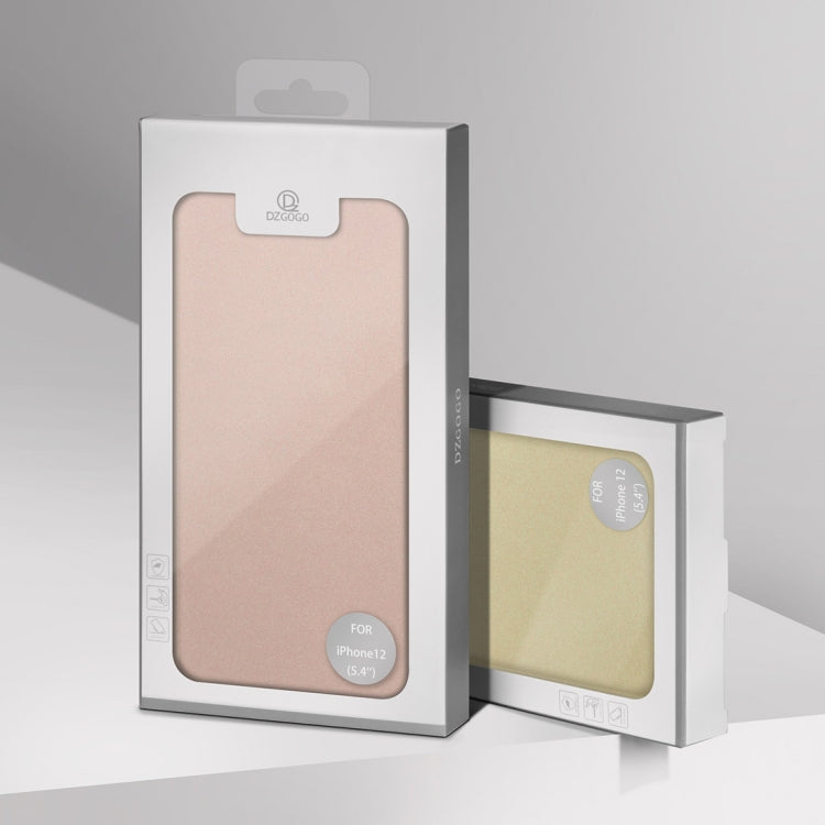 For iPhone 12 mini DZGOGO ISKIN Series Slight Frosted PU + TPU Case