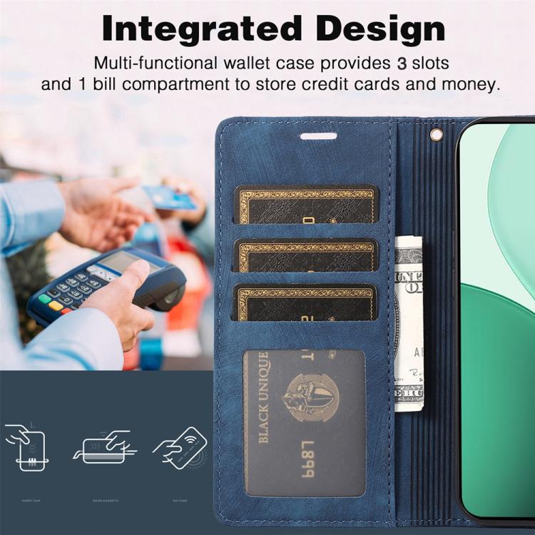 For OPPO Reno14 Global Orchid Butterfly Embossed Leather Phone Case