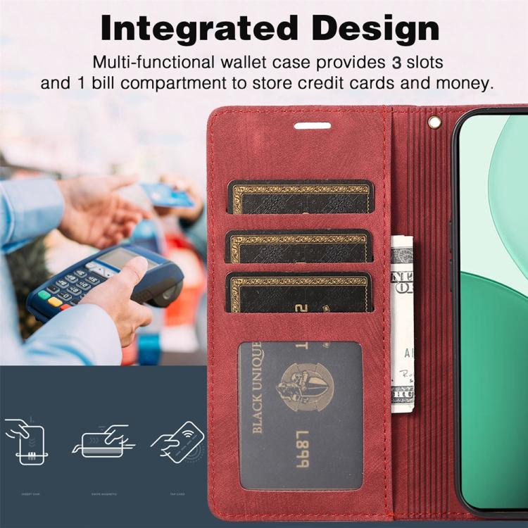 For OPPO Reno14 Global Orchid Butterfly Embossed Leather Phone Case