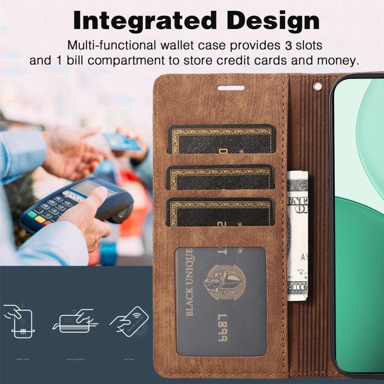 For OPPO Reno14 Global Orchid Butterfly Embossed Leather Phone Case