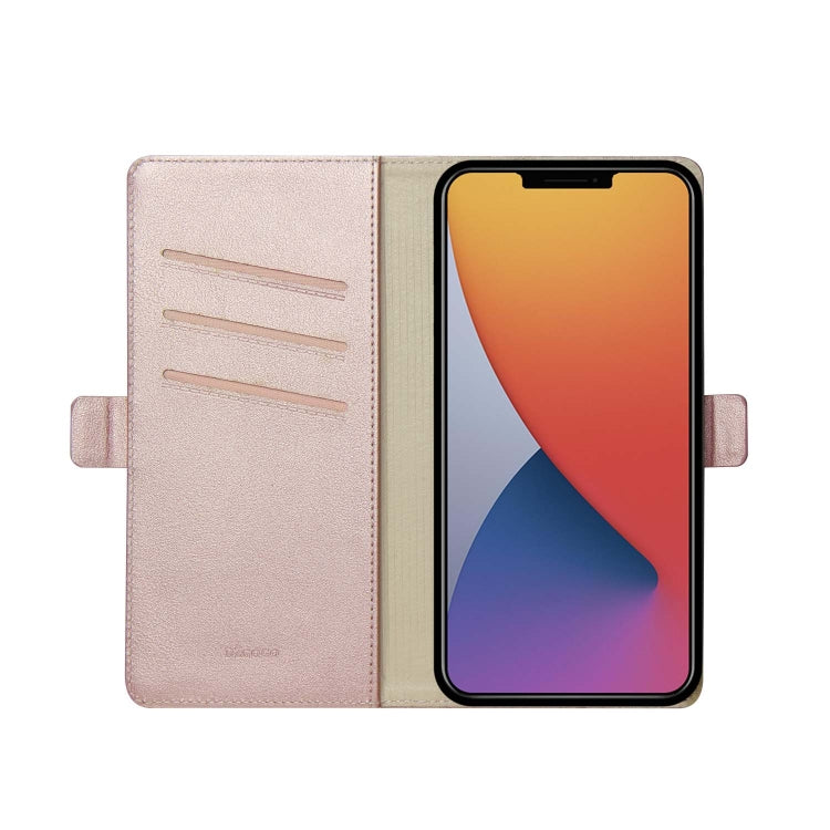 For iPhone 12 mini DZGOGO MILO Series TPU + PU Horizontal Flip Leather Case with Holder & Card Slot & Wallet
