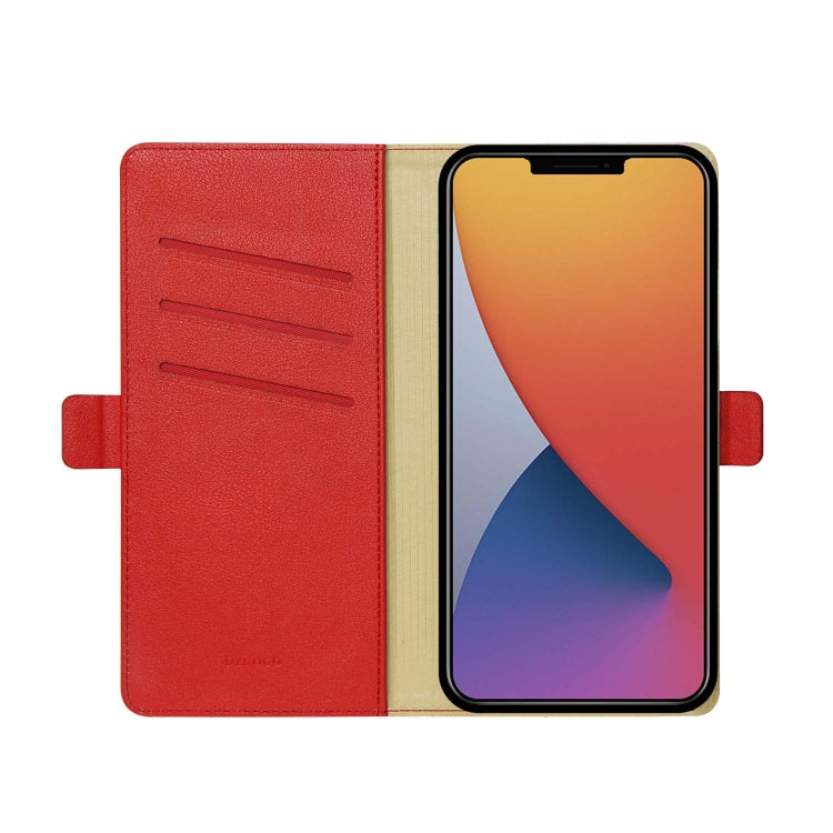 For iPhone 12 mini DZGOGO MILO Series TPU + PU Horizontal Flip Leather Case with Holder & Card Slot & Wallet
