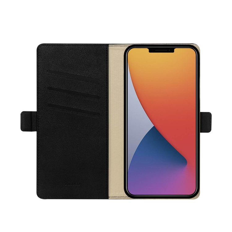 For iPhone 12 / 12 Pro DZGOGO MILO Series TPU + PU Horizontal Flip Leather Case with Holder & Card Slot & Wallet