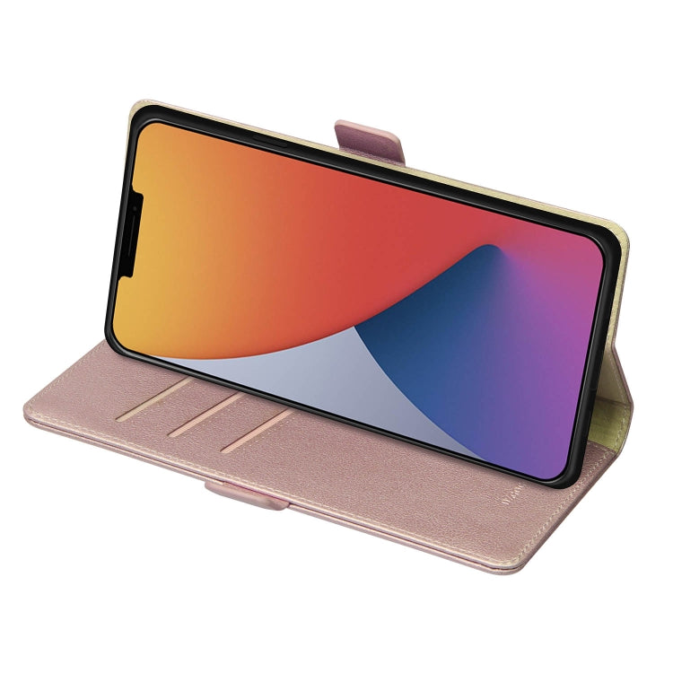 For iPhone 12 / 12 Pro DZGOGO MILO Series TPU + PU Horizontal Flip Leather Case with Holder & Card Slot & Wallet