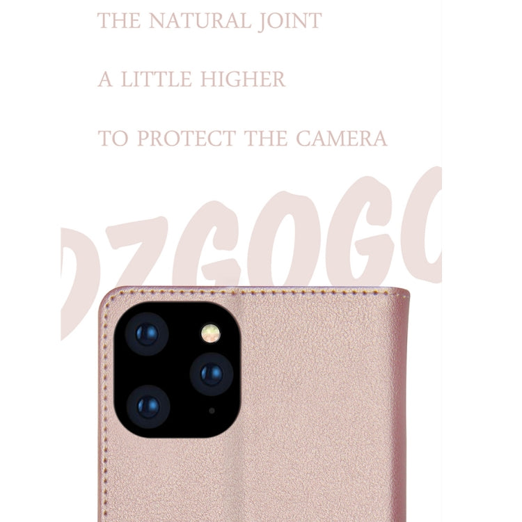For iPhone 12 Pro Max DZGOGO MILO Series TPU + PU Horizontal Flip Leather Case with Holder & Card Slot & Wallet