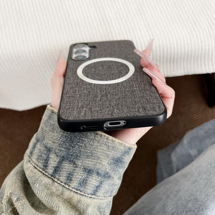For Samsung Galaxy S25+ 5G CD Magsafe Magnetic Cloth Texture Phone Case