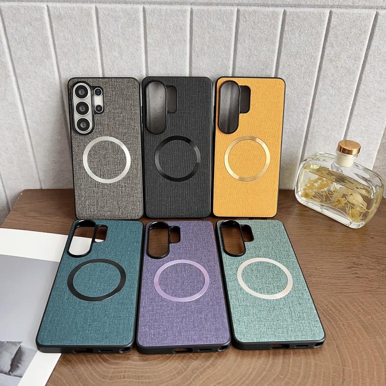 For Samsung Galaxy S26 5G CD Magsafe Magnetic Cloth Texture Phone Case